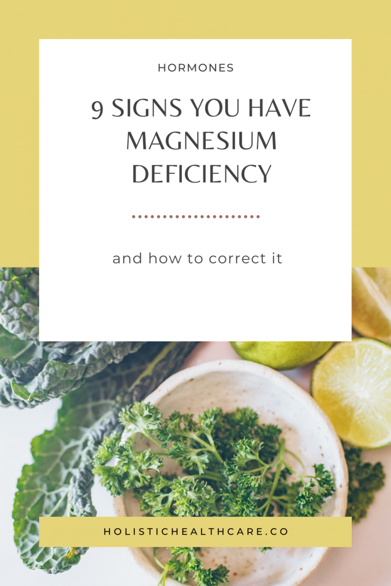 9 signsn of magnesium deficiency